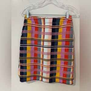 Halogen multicolor woven plaid skirt – Size 0